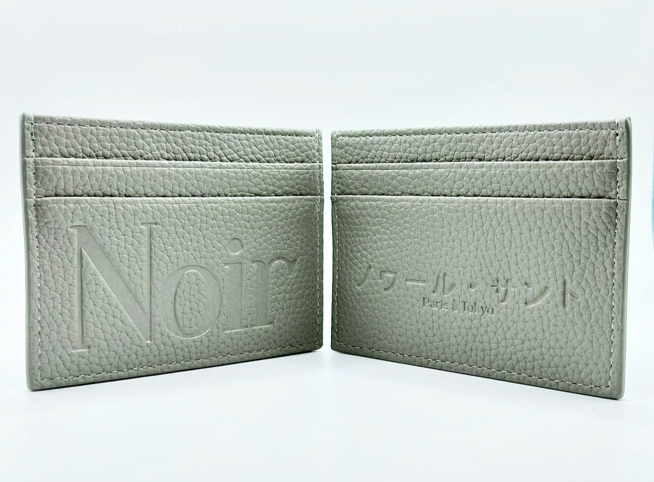 Tokyo ノワール・サント Stone Salt Monogram Cardholder